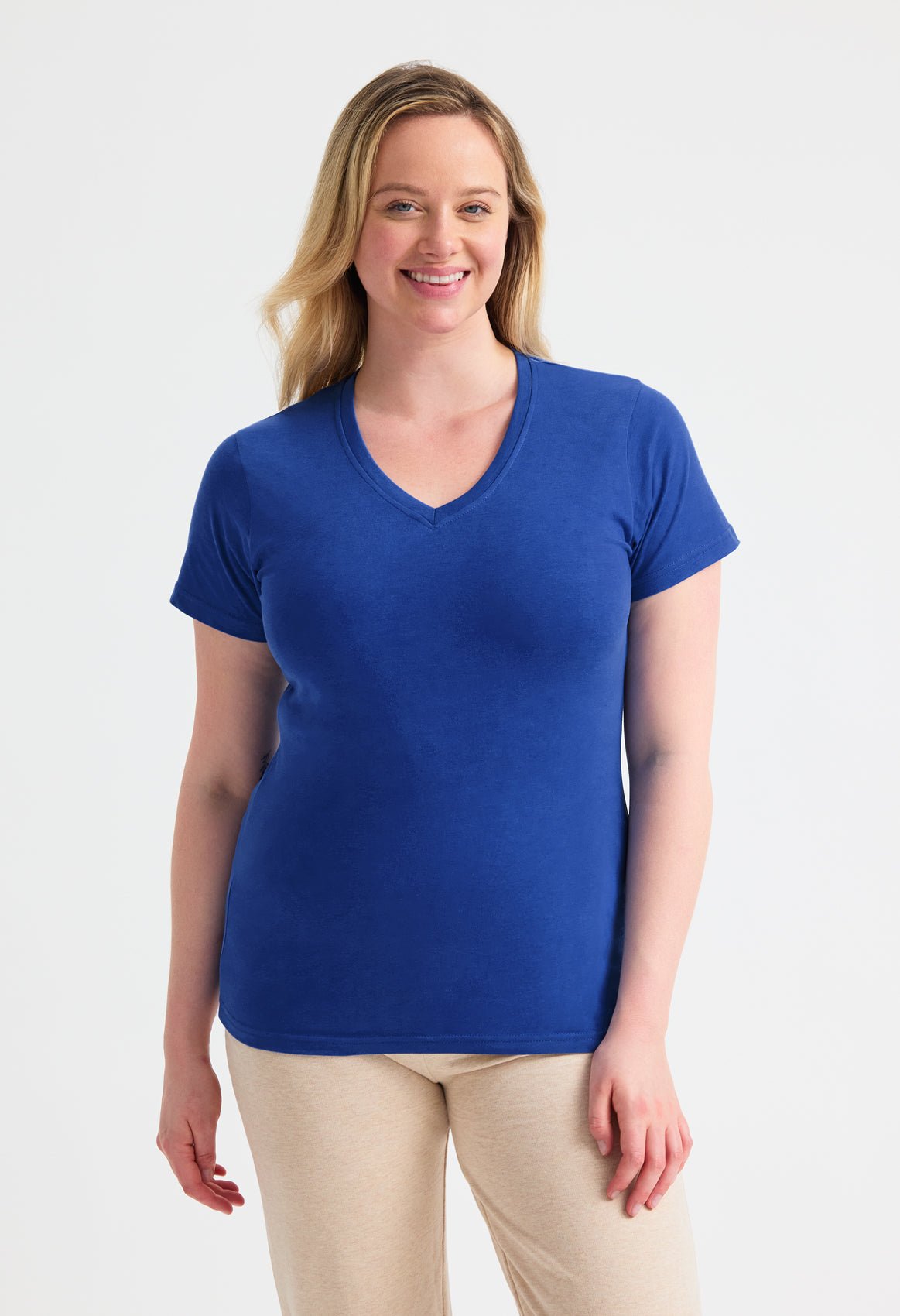 Ladies Classic V-Neck T-Shirt - Kitwear2U