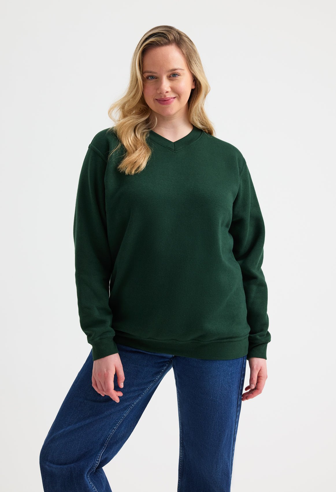 Classic V-Neck Sweatshirt - Kitwear2U