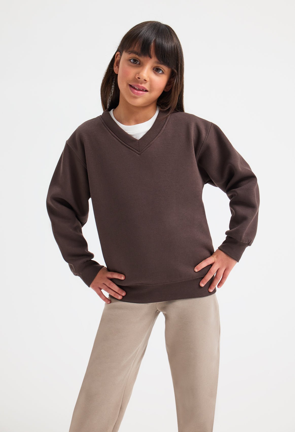 Childrens Classic V-Neck Sweatshirt - Kitwear2U
