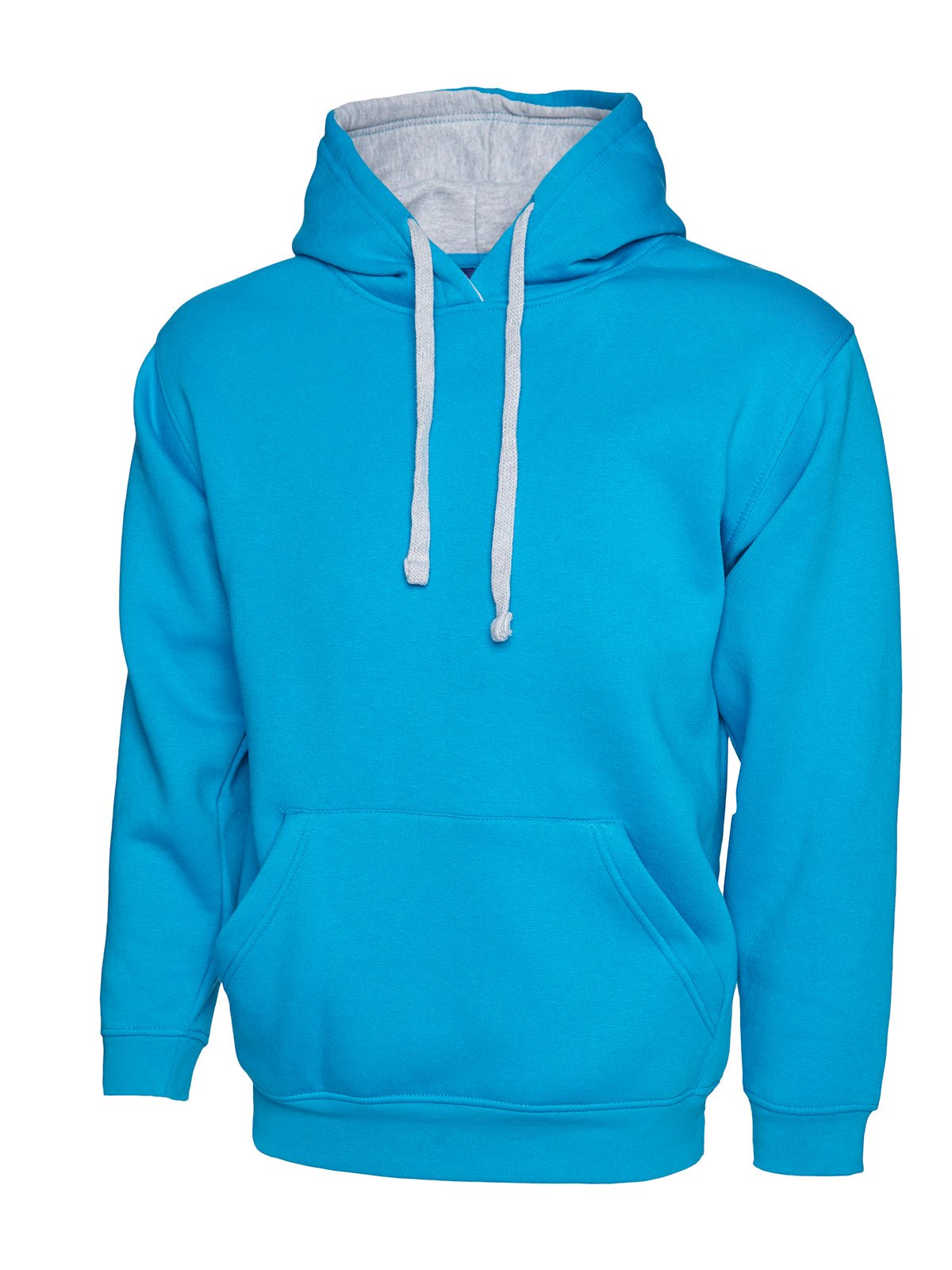 Contrast Hooded Sweatshirt - Kitwear2U
