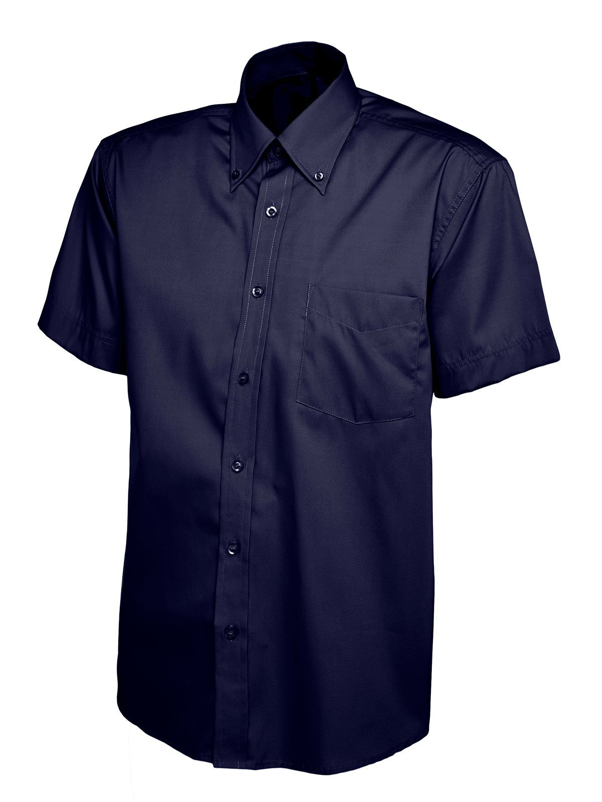 Mens Pinpoint Oxford Half Sleeve Shirt - Kitwear2U