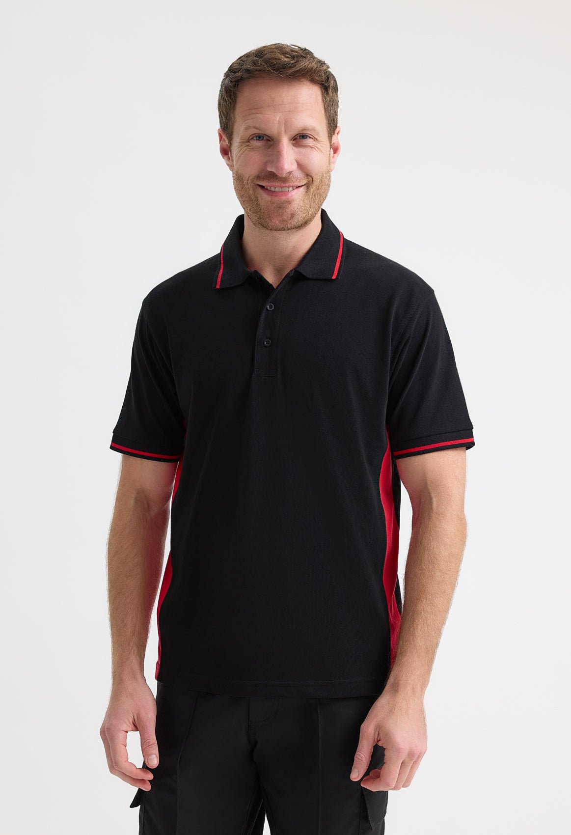 Two Tone Polo Shirt - Kitwear2U