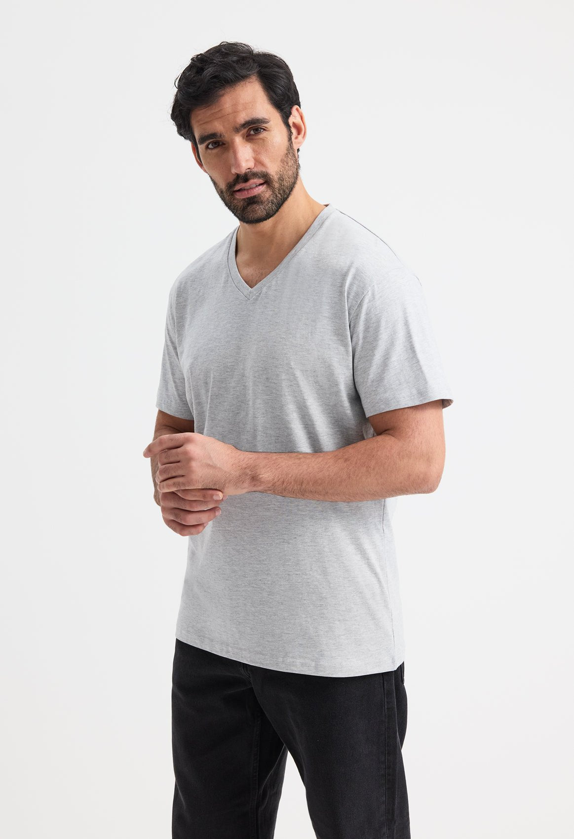 Classic V Neck T-shirt - Kitwear2U
