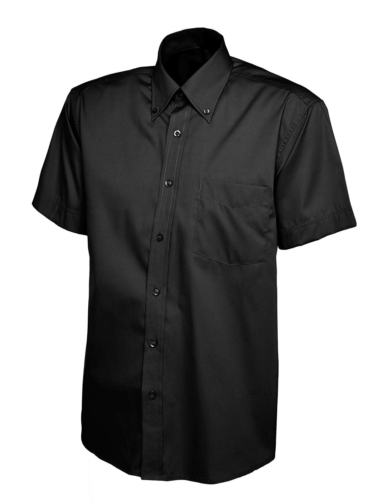 Mens Pinpoint Oxford Half Sleeve Shirt - Kitwear2U