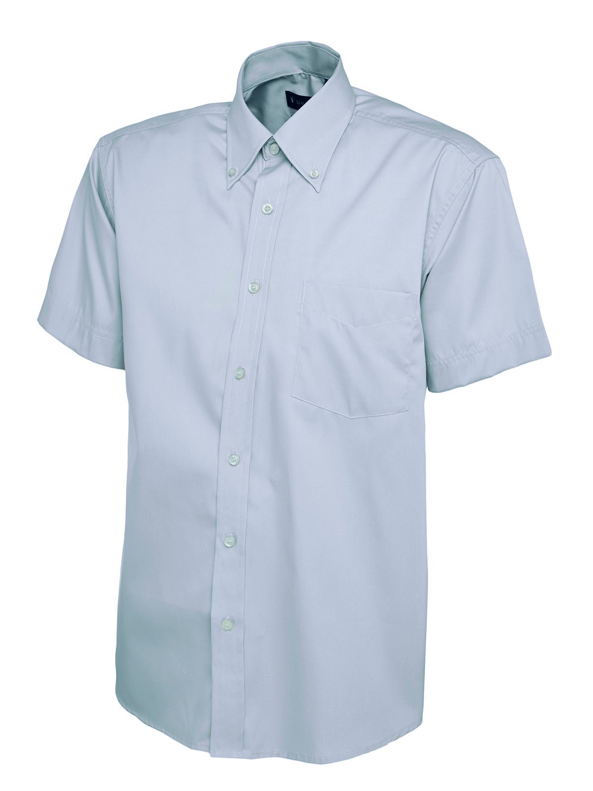 Mens Pinpoint Oxford Half Sleeve Shirt - Kitwear2U