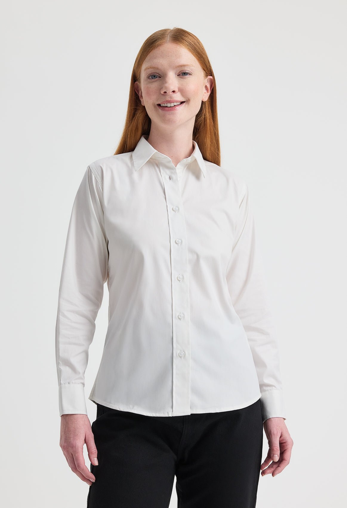 Ladies Pinpoint Oxford Full Sleeve Shirt - Kitwear2U