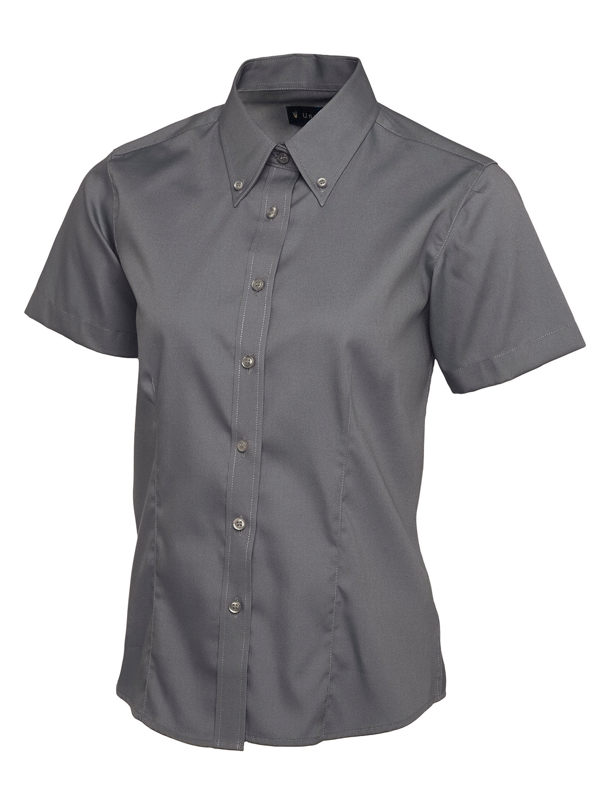 Ladies Pinpoint Oxford Half Sleeve Shirt - Kitwear2U