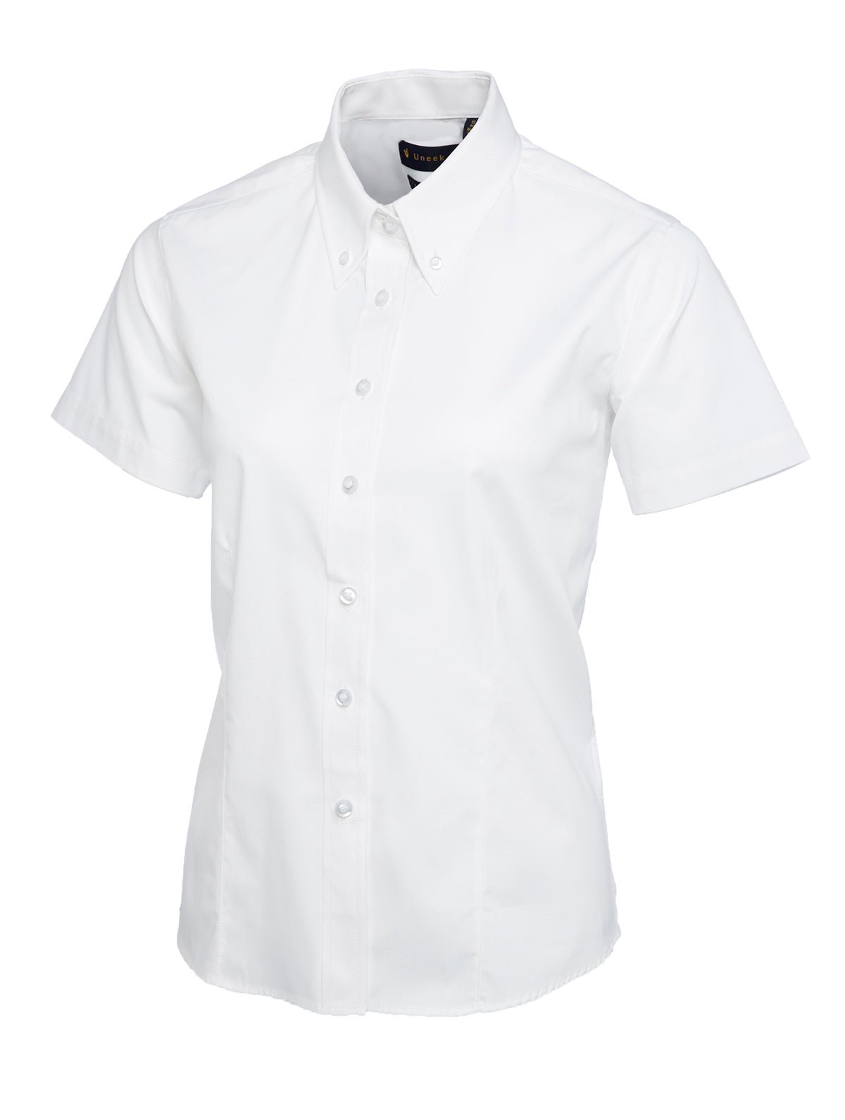 Ladies Pinpoint Oxford Half Sleeve Shirt - Kitwear2U