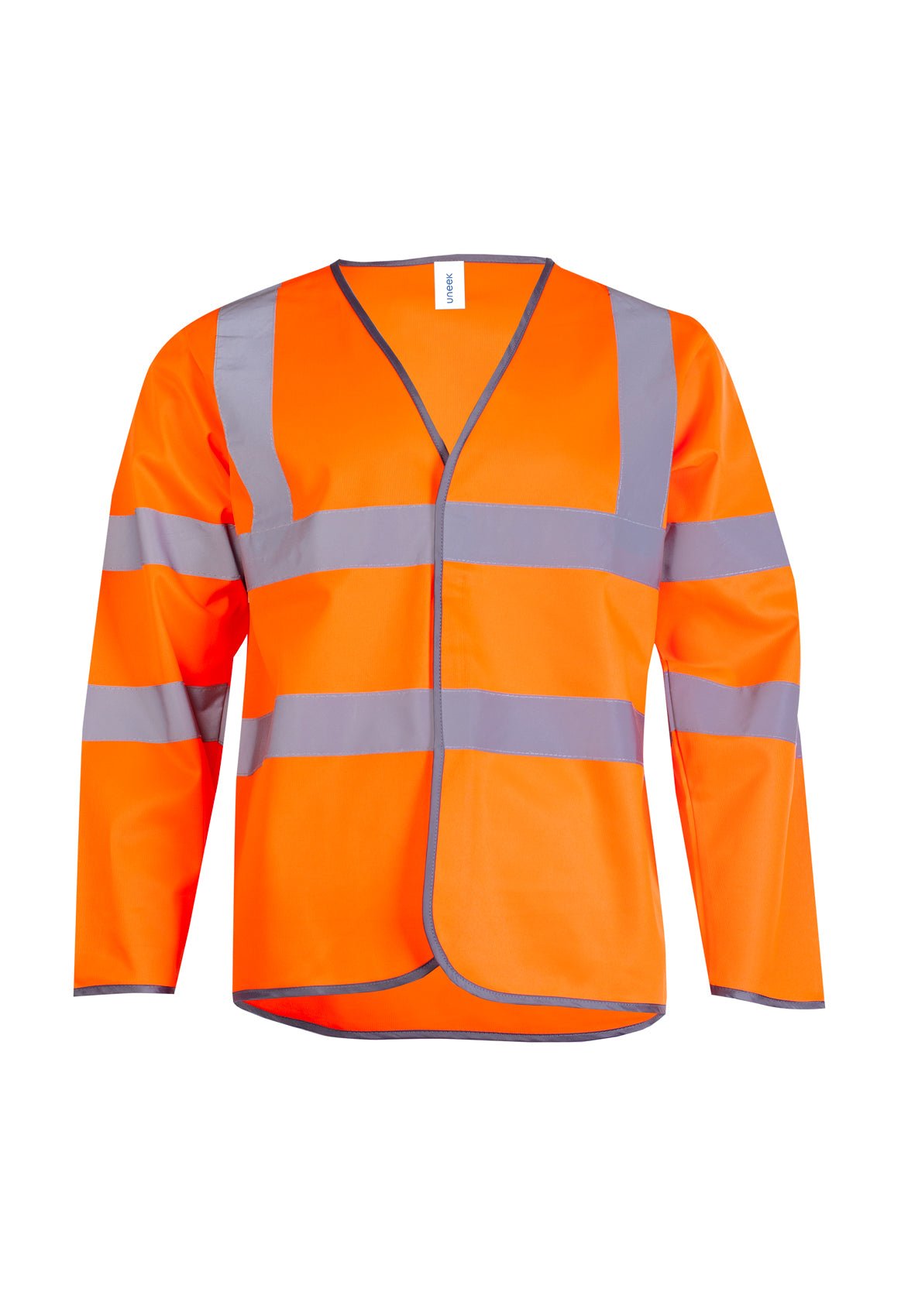 Long Sleeve Hi Vis Safety Waistcoat - Kitwear2U