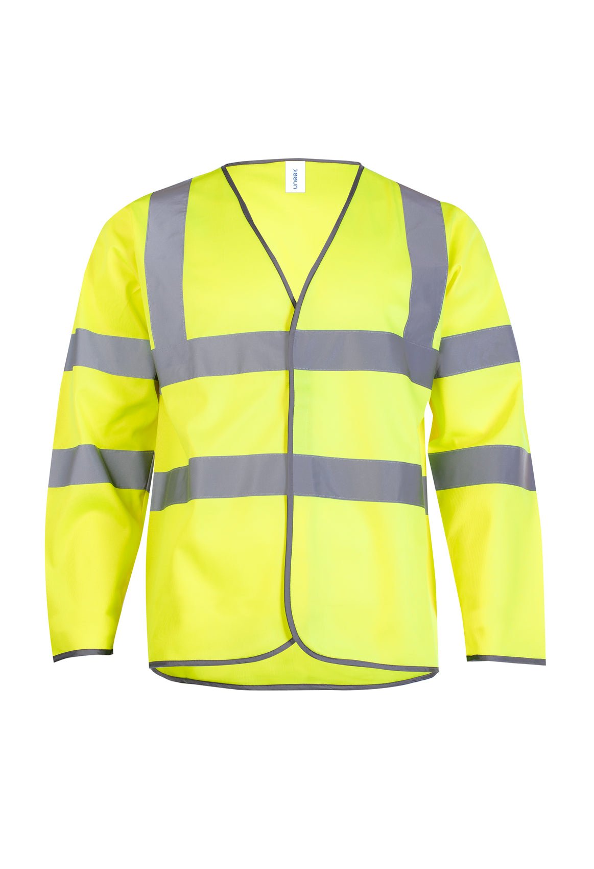 Long Sleeve Hi Vis Safety Waistcoat - Kitwear2U