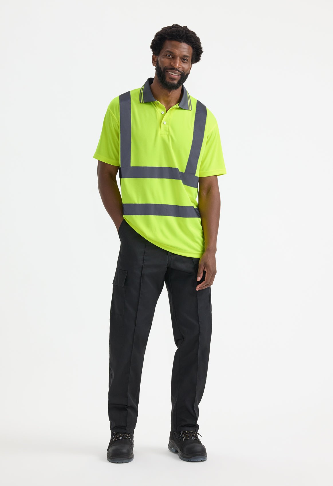 Hi Vis Short Sleeve Polo Shirt - Kitwear2U